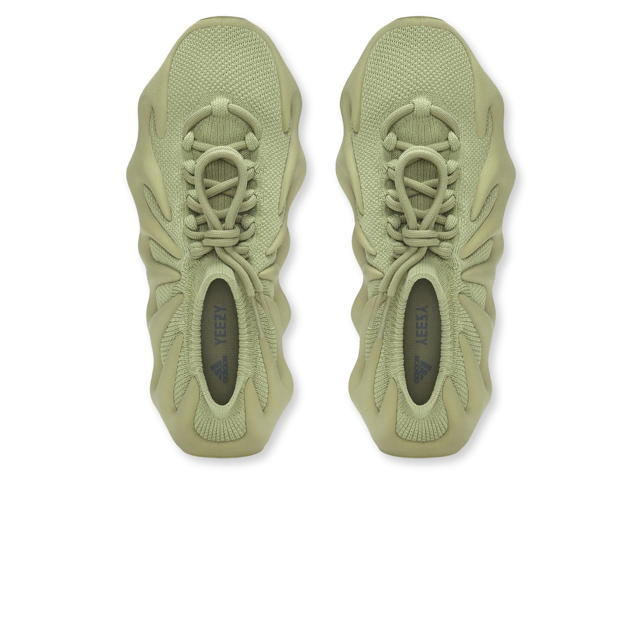 Top down view of Adidas Yeezy 450 Resin GY4110